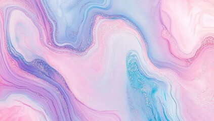 Abstract, flowing, pastel colors