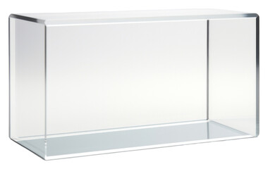 PNG Rectangular glass transparent furniture.