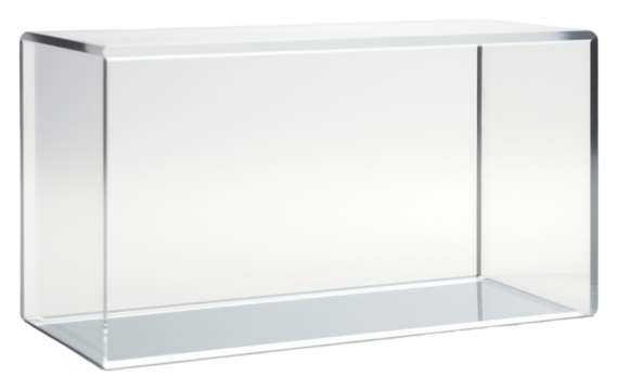 PNG Rectangular glass transparent furniture.