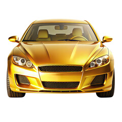 Naklejka premium car isolated on transparent white background, clipping path