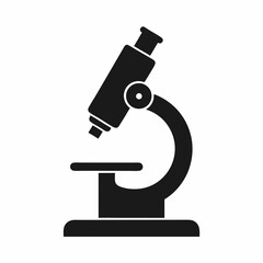 microscope isolated on white