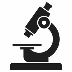 microscope isolated on white