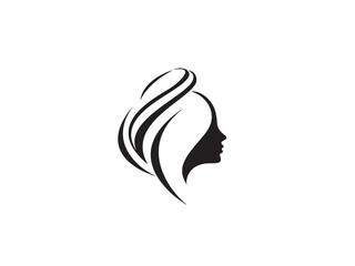 Girl Logo design Vector Art, Icons, and Graphics