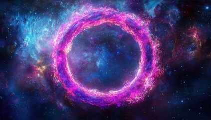 Obraz premium Cosmic Ring of Fire