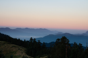 Dawn in the Himalayas