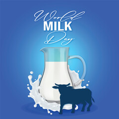 world milk day design
