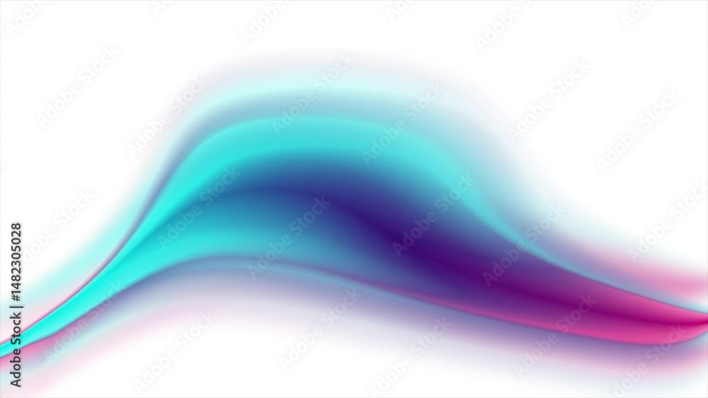 Poster abstract blue and purple liquid wave elegant smooth background. seamless looping wavy gradient motio