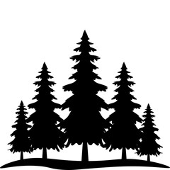 Pine Tree Silhouette
