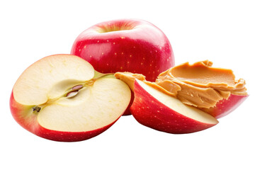 jam spread on apples