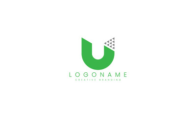 Minimalist U Logo for Branding and Identity.