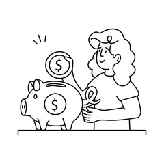 Saving vector outline illustrations. EPS 10 file