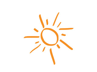 Wonderful Sun with exiting rays