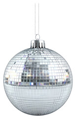 Obraz premium PNG Photo of Disco ball sphere round disco.