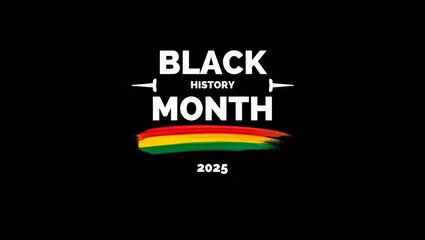 Obraz premium Celebrating Black History Month 2025.