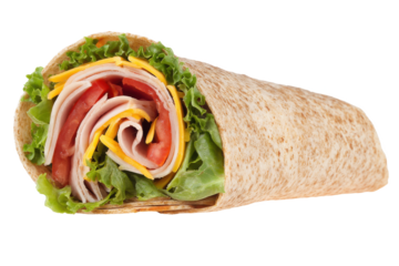 Delicious Turkey and Cheese Wrap Recipe Easy Lunch Idea