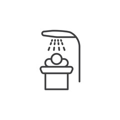 Solarium vector Icon in trendy flat style isolated on white background