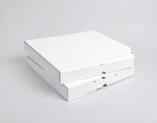 mockup for pizza box packaging/ white 