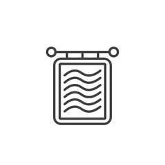 Handloom vector Icon in trendy flat style isolated on white background