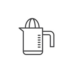 Hand Juicer vector Icon in trendy flat style isolated on white background