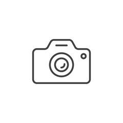Camera vector Icon in trendy flat style isolated on white background