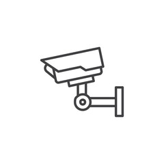CCTV vector Icon in trendy flat style isolated on white background