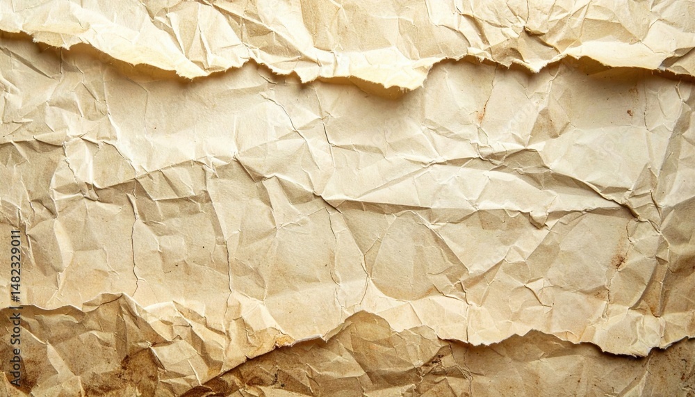 Aufkleber crumpled paper texture abstract background digital art studio close-up visual concept for creative p