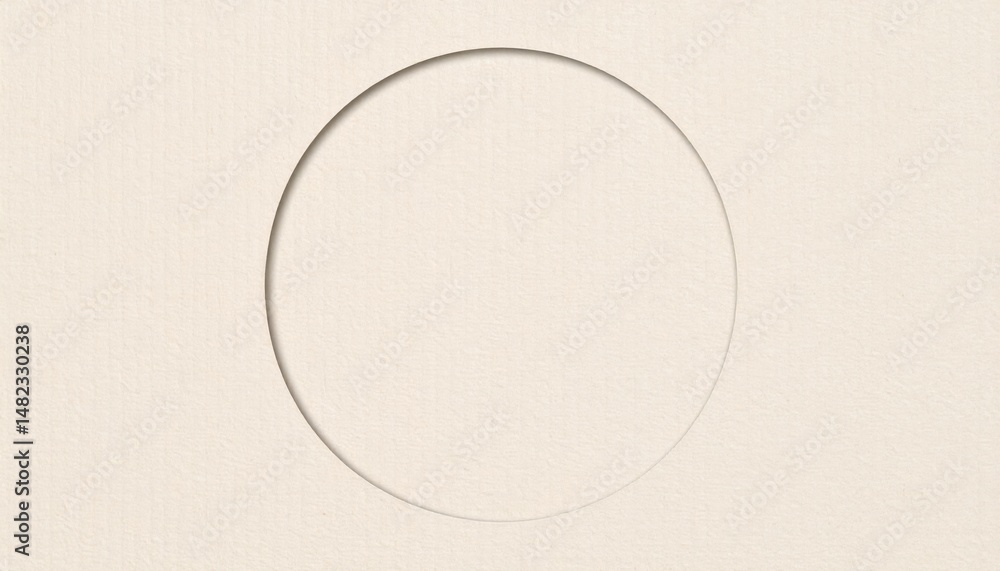 Poster creating minimalist circular designs studio environment graphic art abstract concept modern viewpoin