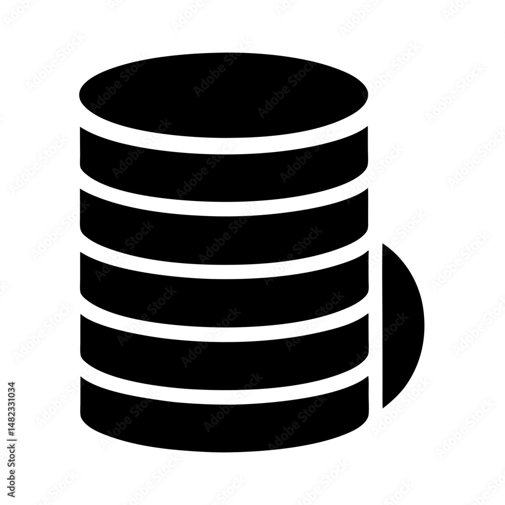 Poster database storage icon