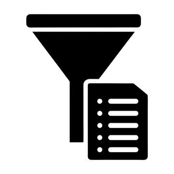 data filter funnel icon
