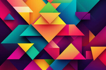 abstract colorful geometric background
