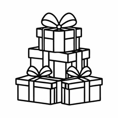 gift boxes vector