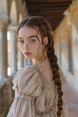 closeup portrait photo beautiful woman makeup fashion