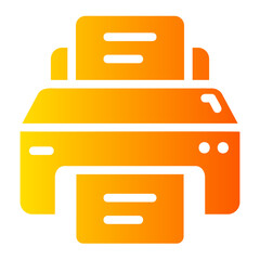 printer Gradient icon
