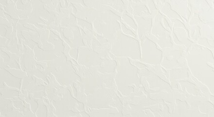 Obraz premium Textured white wall with subtle patterns, ideal for backgrounds and design