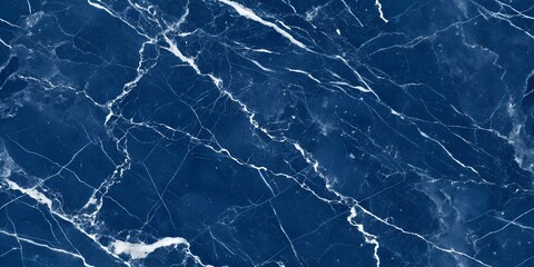 Seamless Blue Marble Texture with Subtle White Veins