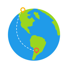 earth globe icon