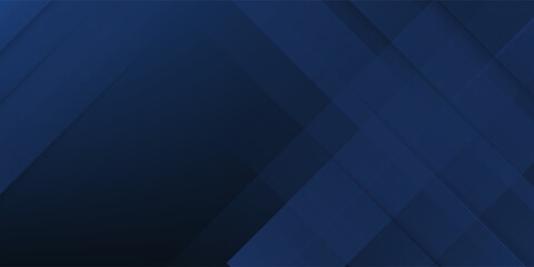 Obraz premium Abstract banner design with blue geometric background. Blue banner background. Vector abstract graphic design banner pattern background template.