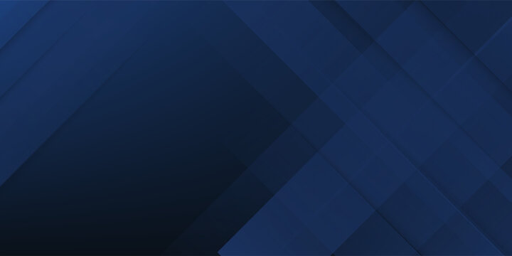 Abstract banner design with blue geometric background. Blue banner background. Vector abstract graphic design banner pattern background template.