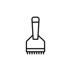 Masher icon on white background. Editable stroke.