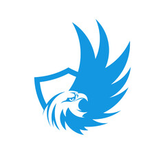 Creative Abstract Eagle Firebird Symbol