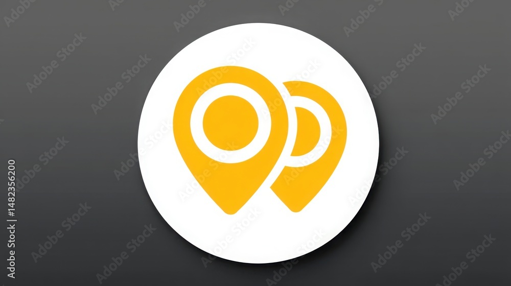 Poster conceptual illustration of batch risk areas icon highlighting collection of hotspots for comprehensi
