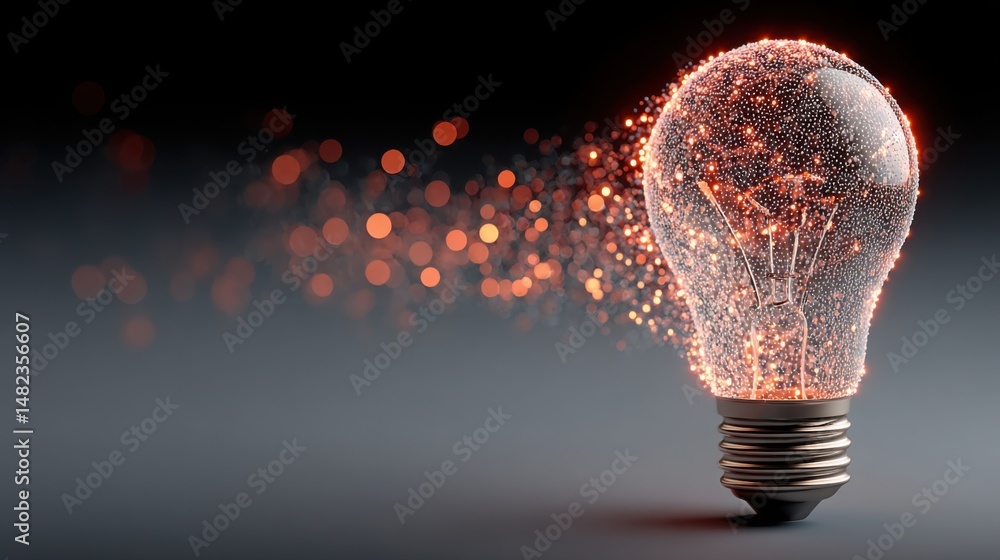 Poster quantum-driven wealth model icon concept representing innovative financial strategies for instant re