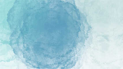 Blue watercolor background with copyspace for your design. vector.