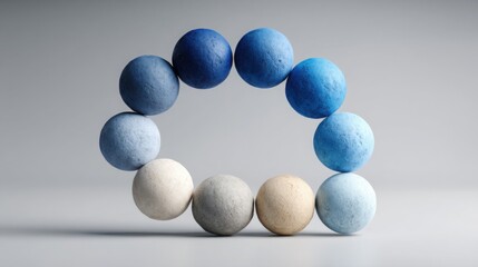 Innovative sequence coded trust loop icon concept timing verified for enhancing economic trust and market relationships