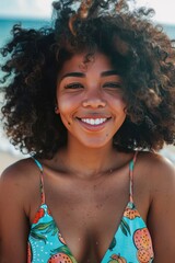 closeup portrait photo beautiful woman makeup fashion