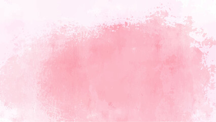 Pink watercolor background with copyspace for your design. vector.