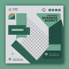 business social media post template
