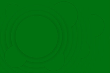 3d shape circular pattern design with glowing effect | Abstract geometric modern template for banner, business, packaging, greeting card | Creative vector line stripes with green color