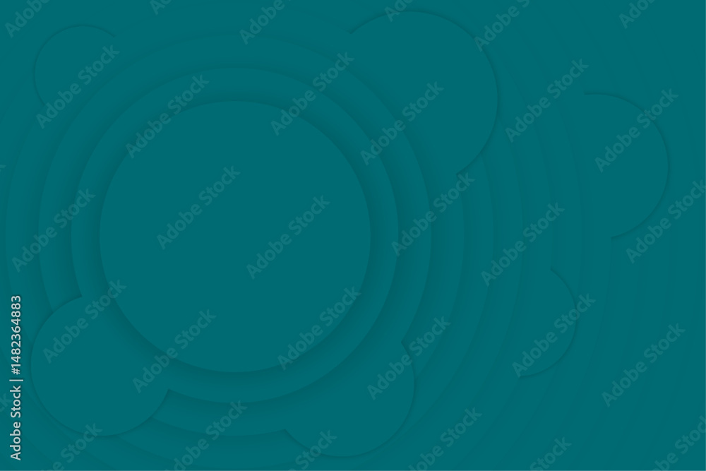 Poster 3d shape circular pattern design with glowing effect | abstract geometric modern template for banner