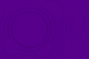 3d shape circular pattern design with glowing effect | Abstract geometric modern template for banner, business, packaging, greeting card | Creative vector line stripes with violet color
